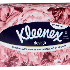 Салфетки Kleenex Дизайн в коробке 70шт