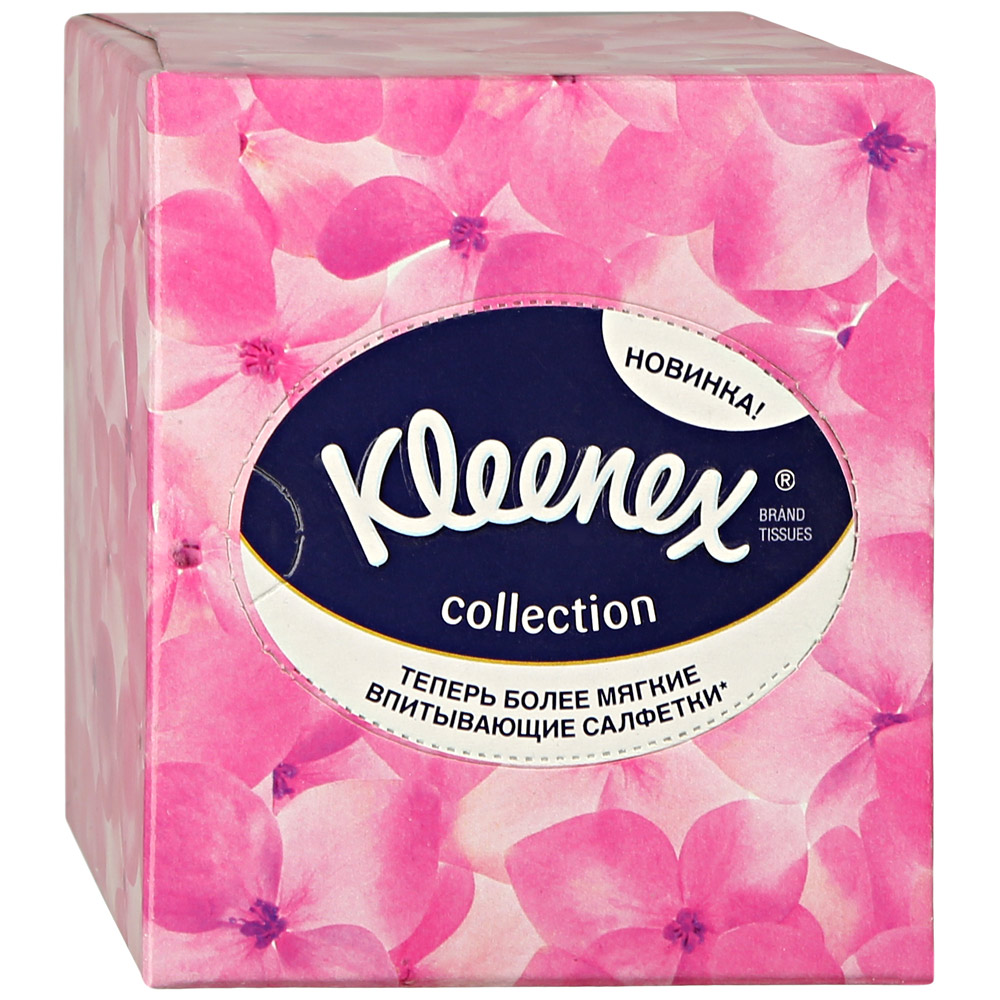 Салфетки Kleenex Коллекшен в коробке 100шт