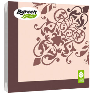 Салфетки бумажные Bulgaree Green "Классика Перфетто" 3слоя 33*33см 20шт