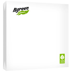 Салфетки бумажные Bulgaree Green " Белая" 3слоя 33*33см 20шт