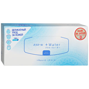 Салфетки бумажные Elleair +Water 180шт
