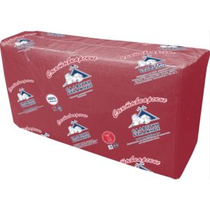 Салфетки бумажные Profi Pack 33x33 см бордовые 2-слойные 200 штук в упаковке