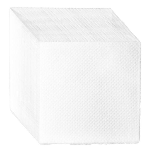 Салфетки бумажные Viva 24x24 см белые 1-слойные 100 штук в упаковке