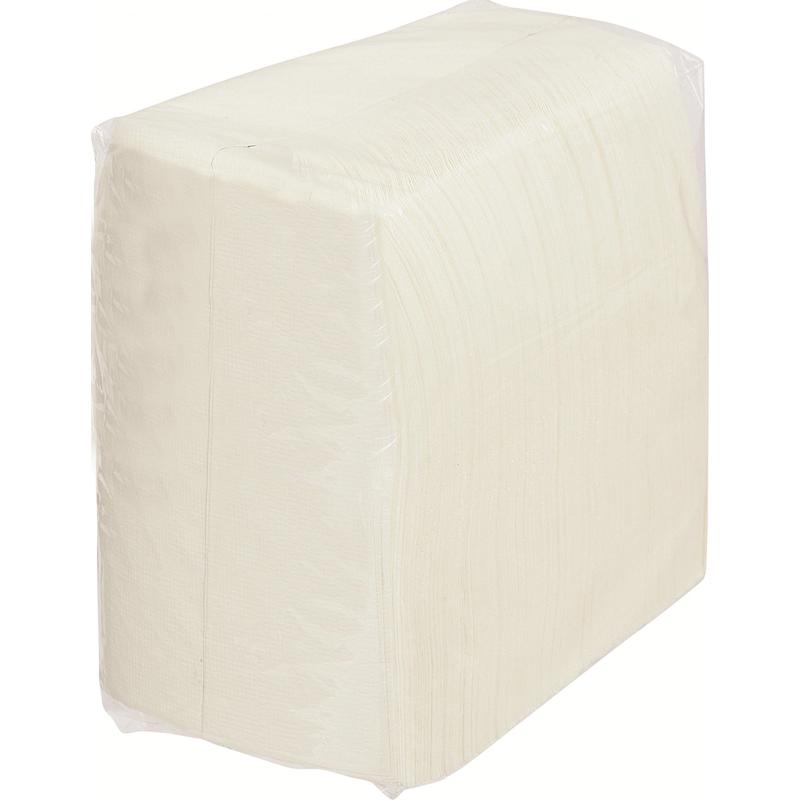 Салфетки бумажные Luscan Professional 18x17 см белые 1-слойные 48 пачек по 200 листов