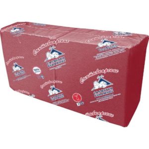 Салфетки бумажные Profi Pack 1-слойные 33х33 см бордовые (250 штук в упаковке)