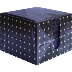 Салфетки бумажные Перышко 24x24 см синие 2-слойные 85 штук в упаковке